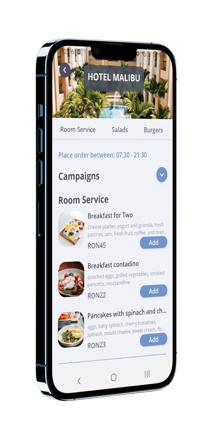 QR restaurant ordering